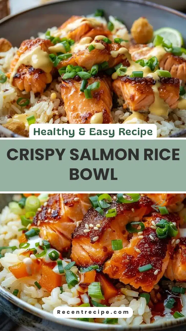 Crispy Salmon Rice Bowl