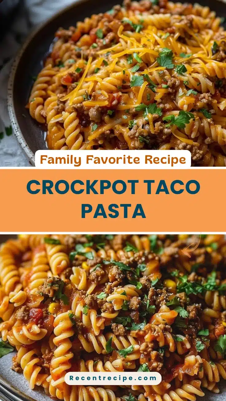 Crockpot Taco Pasta