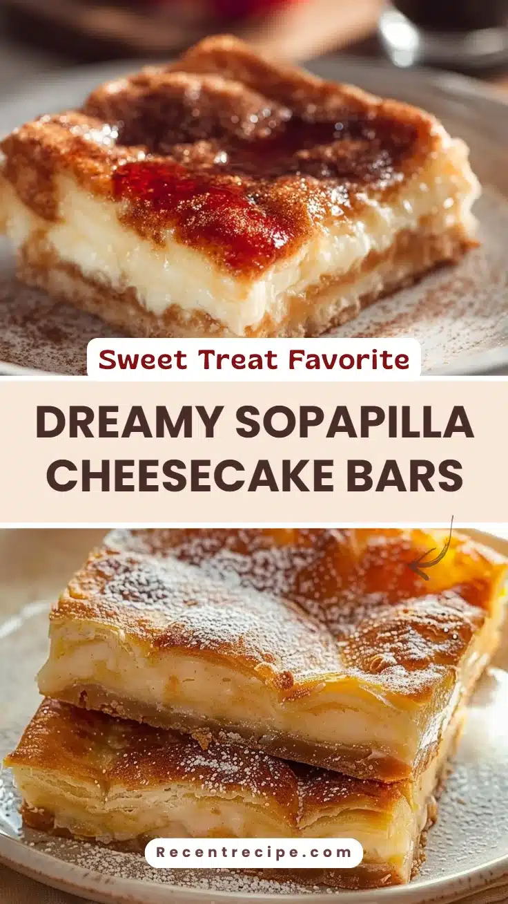 Dreamy Sopapilla Cheesecake Bars