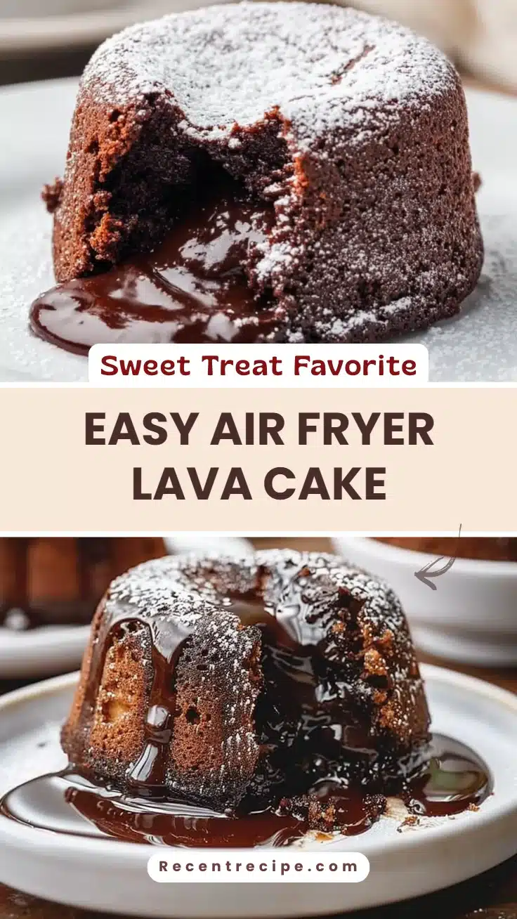 Easy Air Fryer Lava Cake