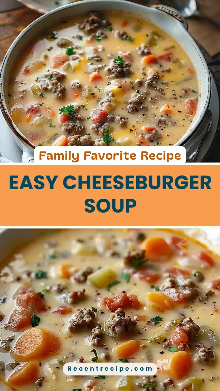 Easy Cheeseburger Soup