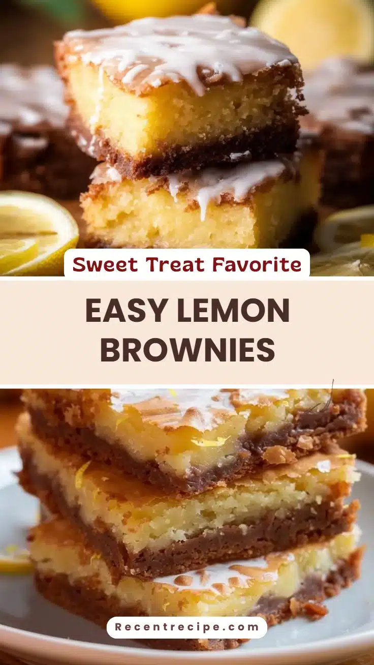 Easy Lemon Brownies