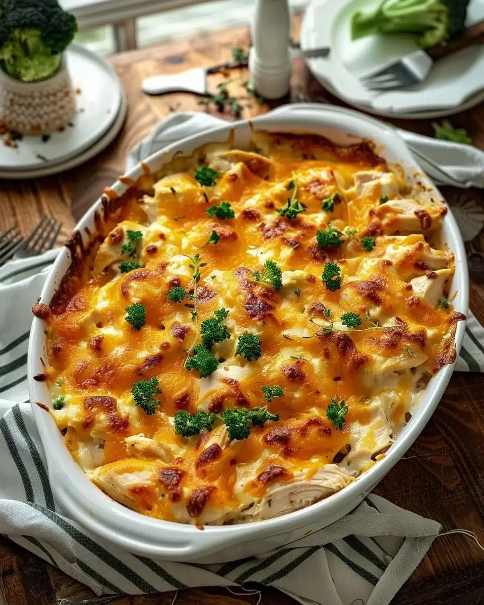 Easy Low Carb Chicken Casserole