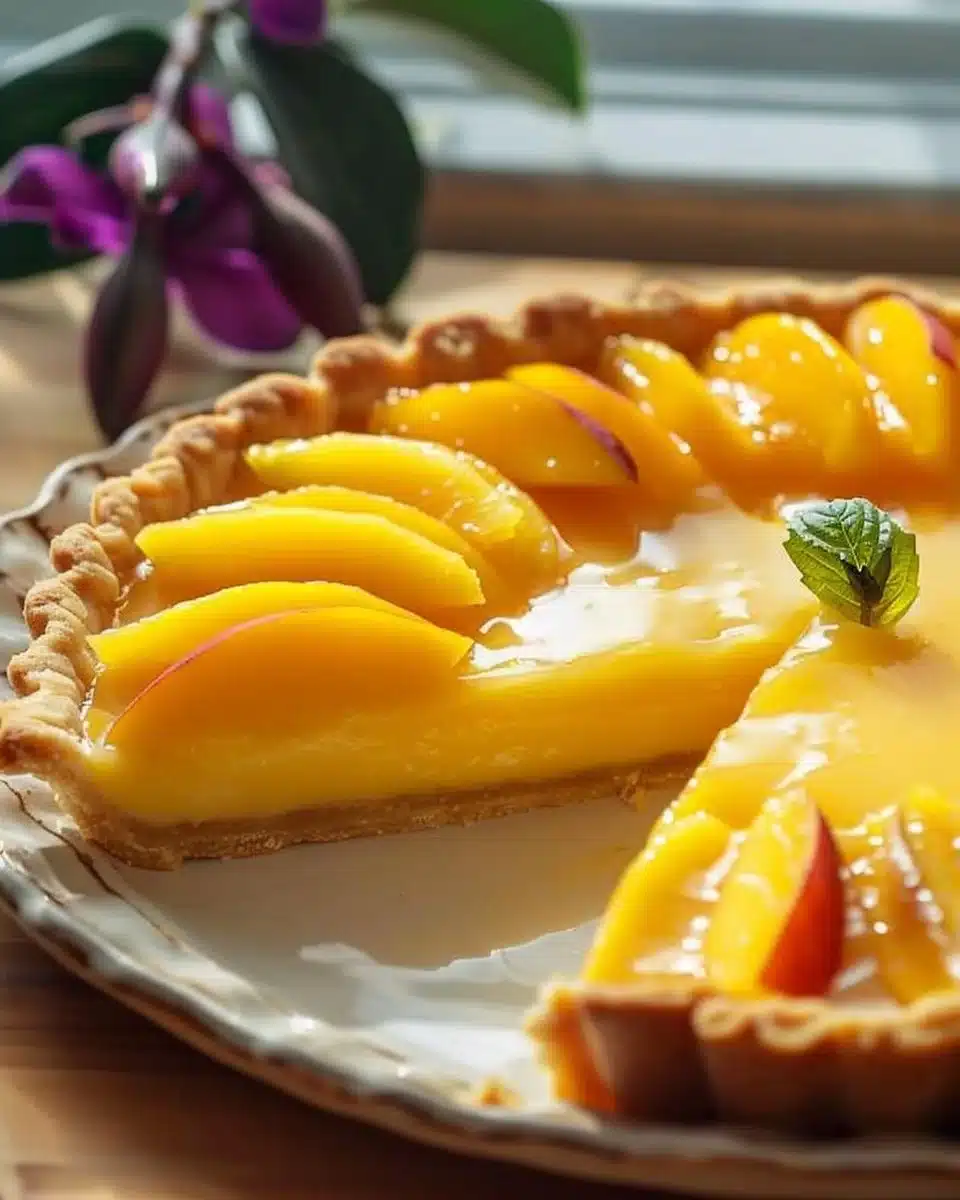 Mango Curd Tart