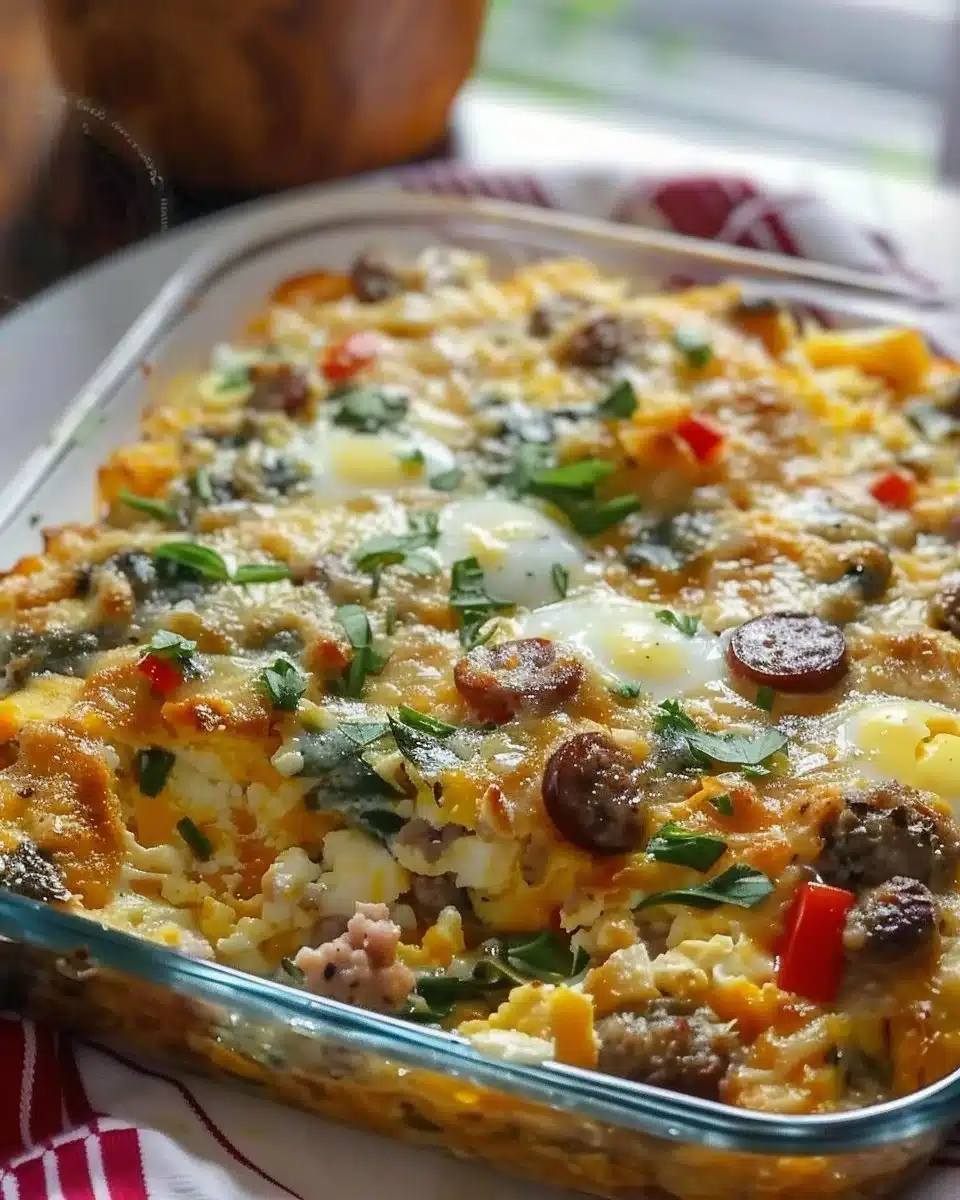 Sausage and Egg Whole30 Breakfast Casserole
