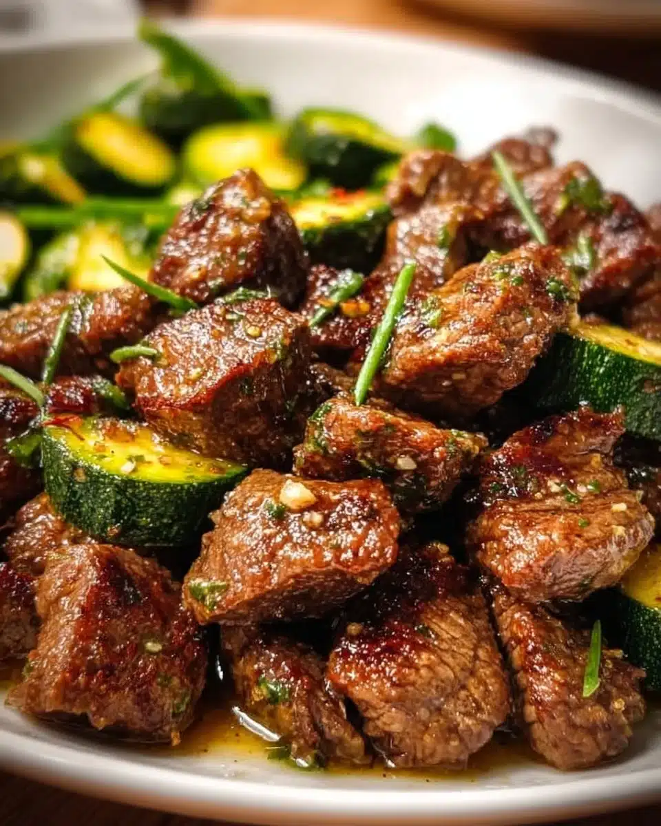 Flavorful Garlic Butter Steak Bites
