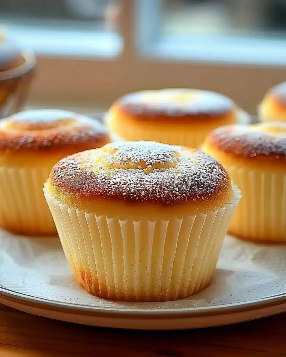 Japanese Cotton Cheesecake Cupcakes
