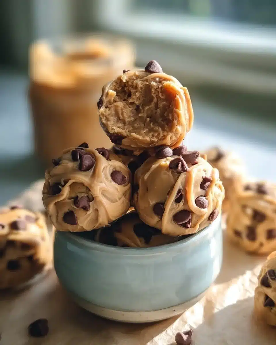 Frozen Greek Yogurt Peanut Butter Bites