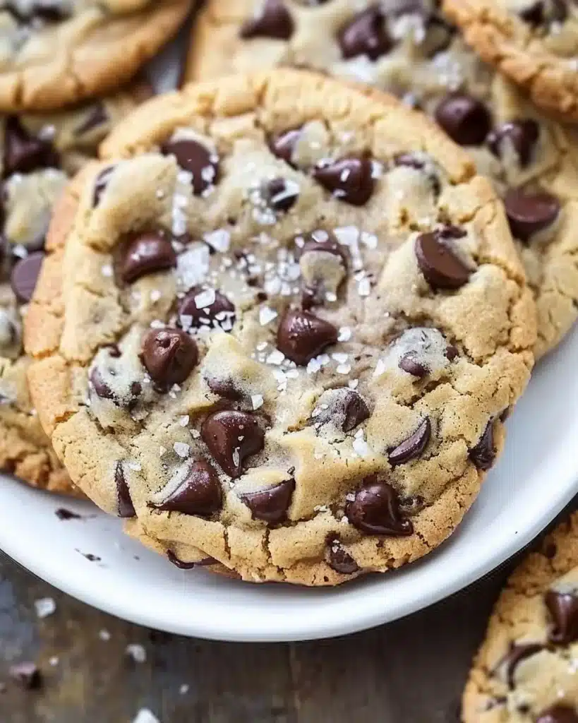 Giant chewy keto cookies, perfect for a low-carb diet and satisfying cravings