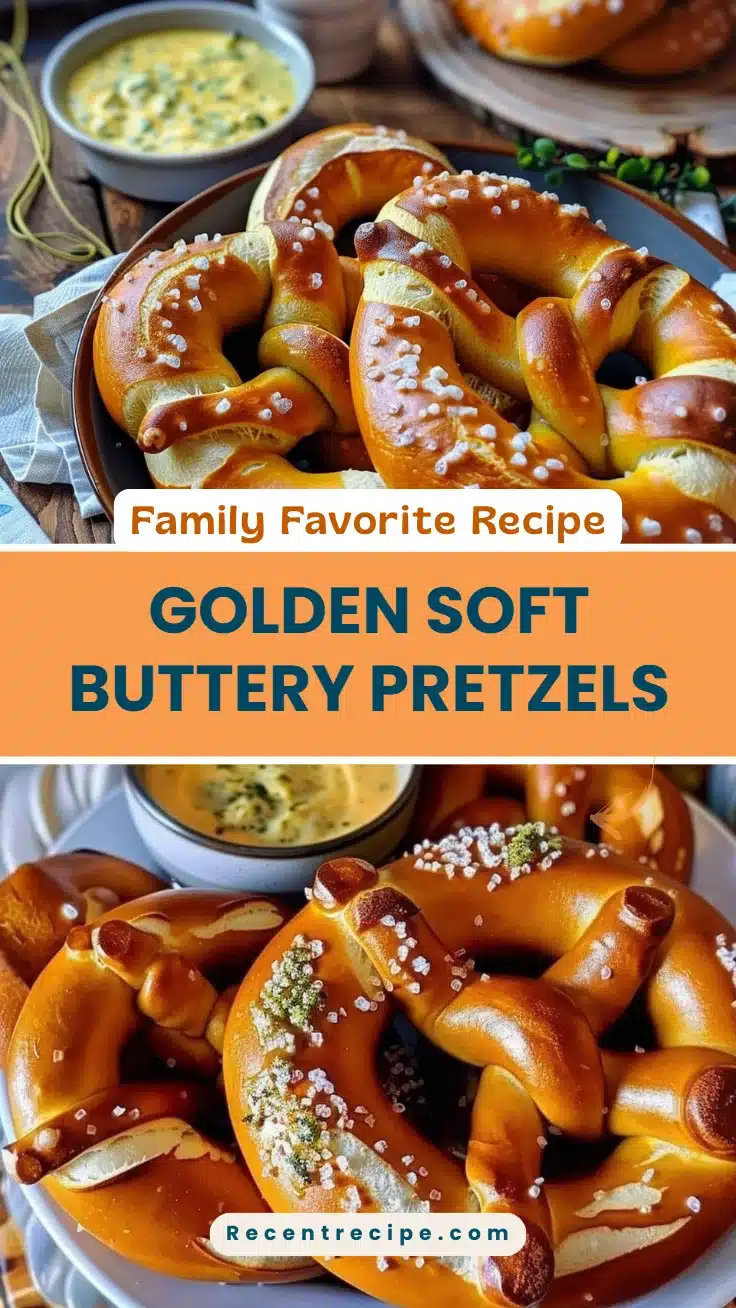 Golden Soft Buttery Pretzels