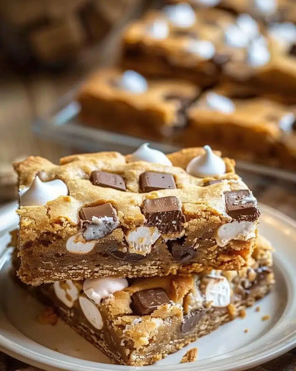 S'mores Cookie Bars