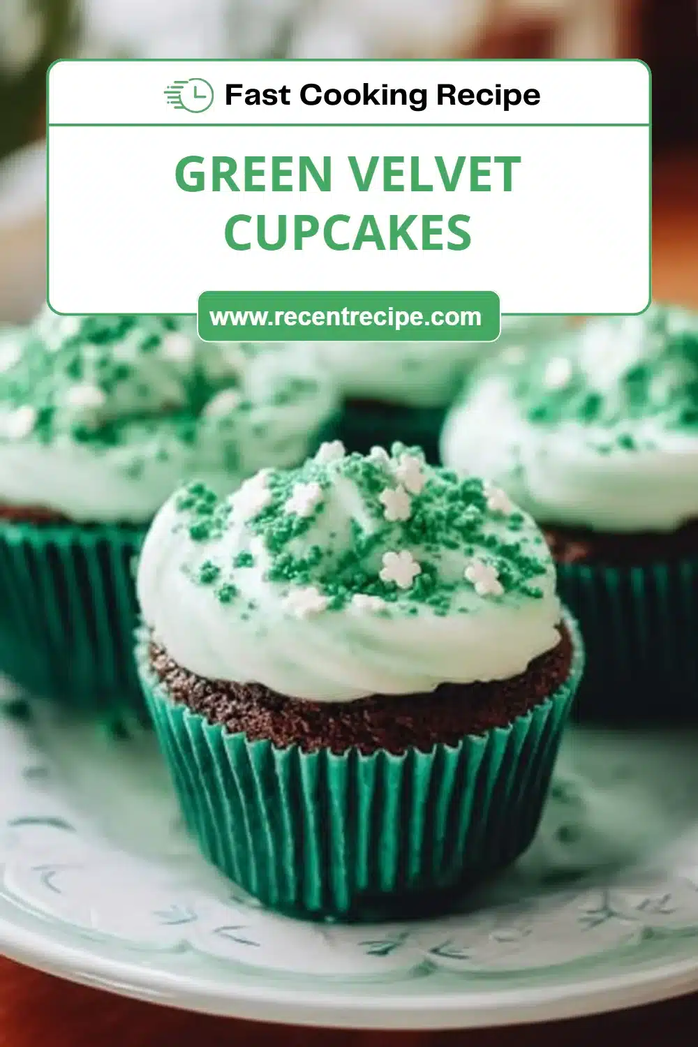Green Velvet Cupcakes