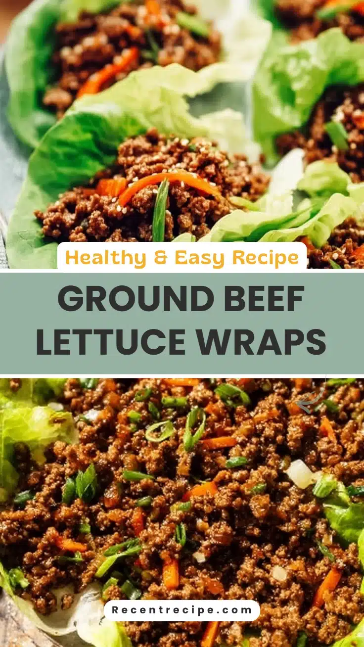 Ground Beef Lettuce Wraps