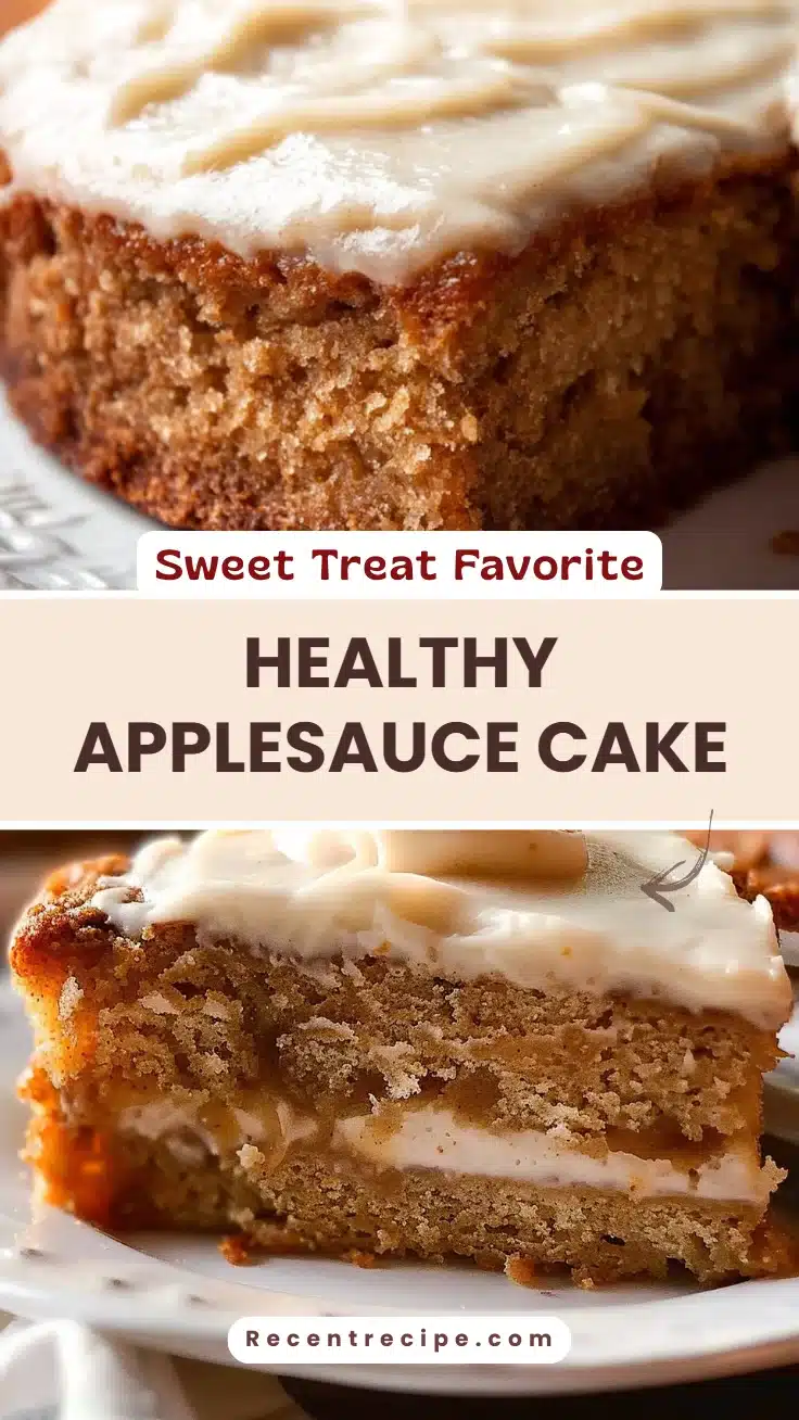 Healthy Applesauce Cake