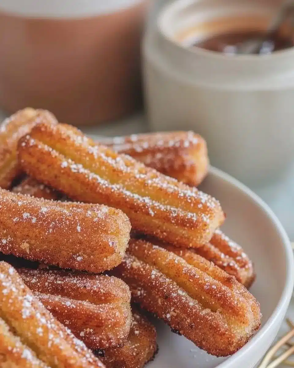 Healthy Baked Churro Bites