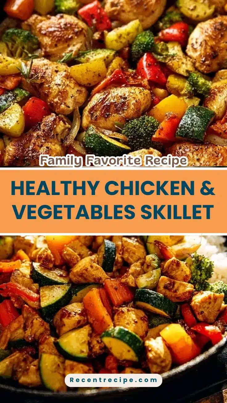 Healthy Chicken & Vegetables Skillet