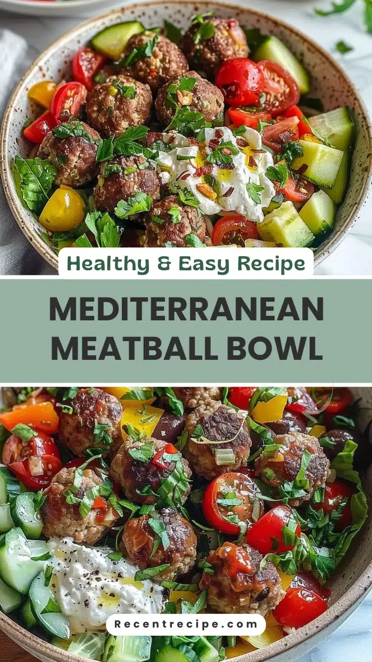 Mediterranean Meatball Bowl