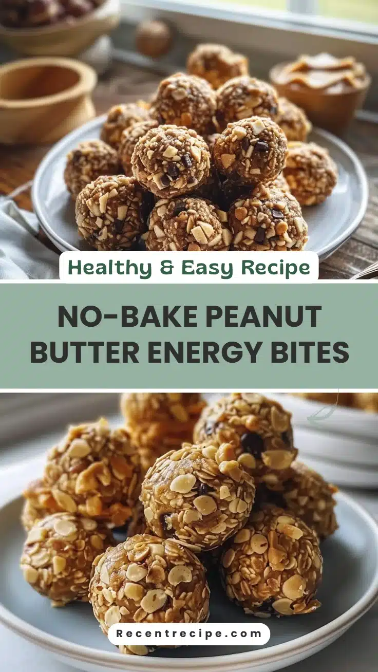 No-Bake Peanut Butter Energy Bites