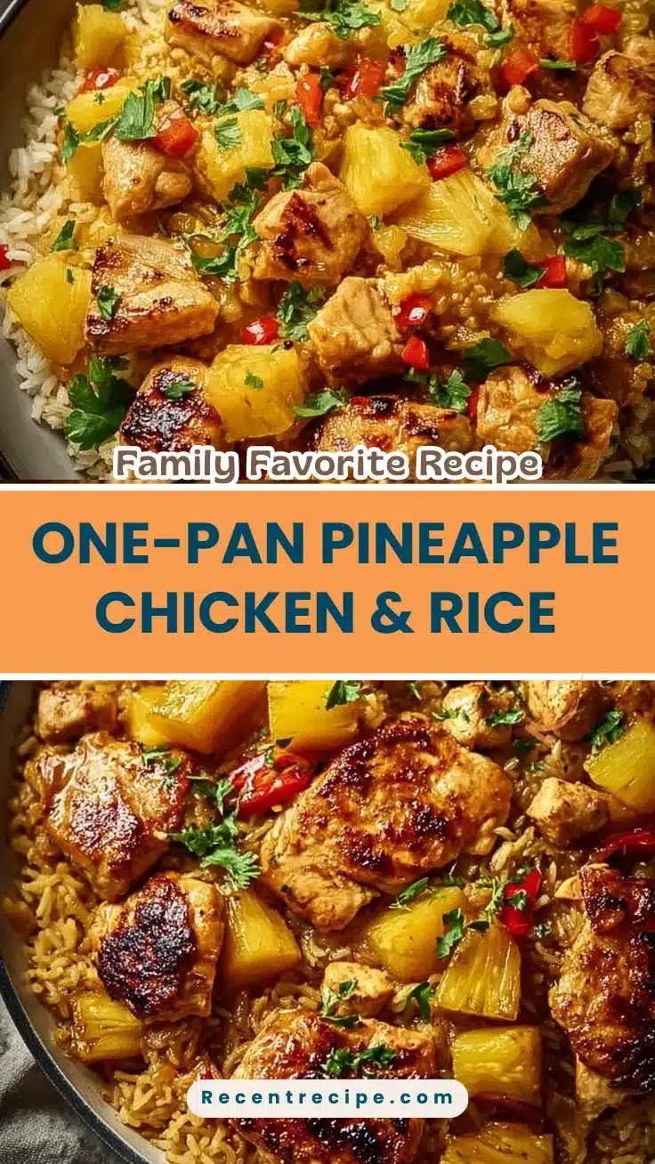 One-Pan Pineapple Chicken & Rice