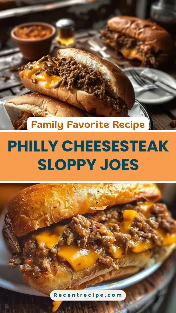 Philly Cheesesteak Sloppy Joes