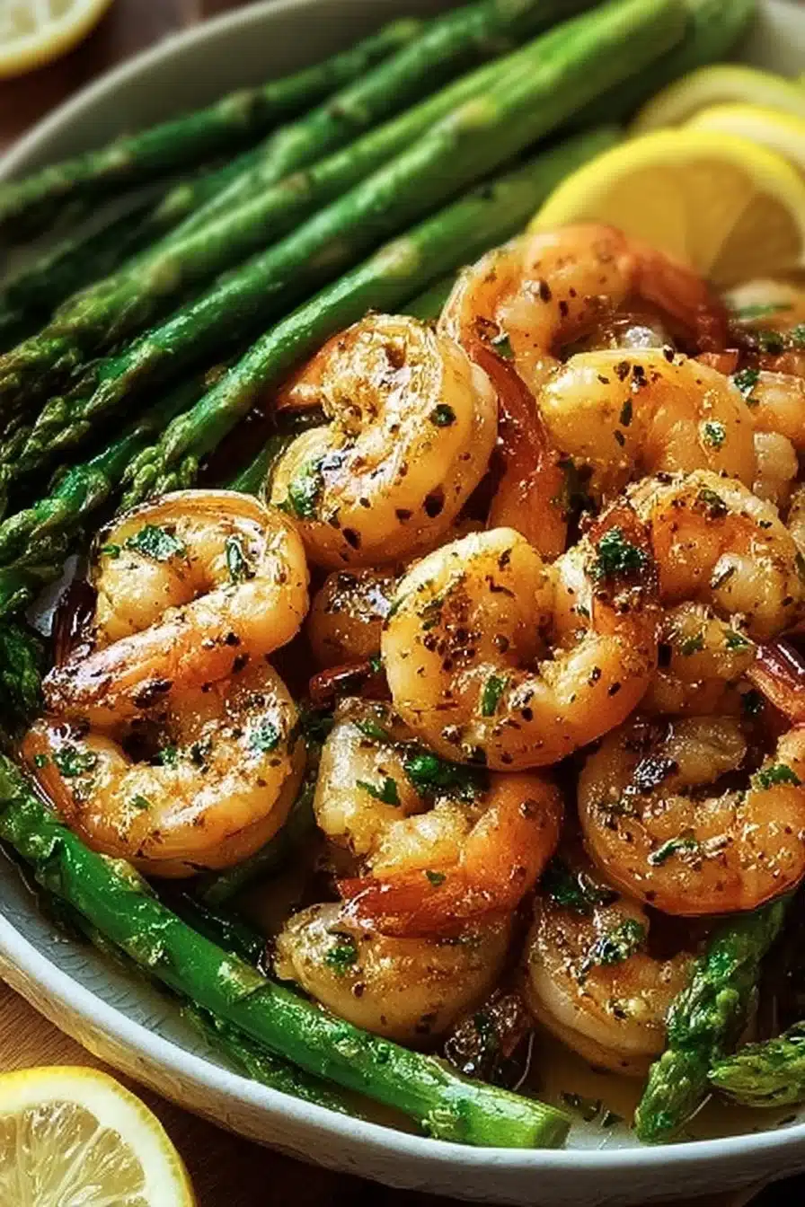 Lemon Garlic Shrimp & Asparagus