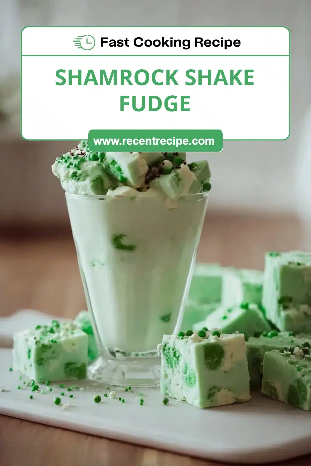 Shamrock Shake Fudge