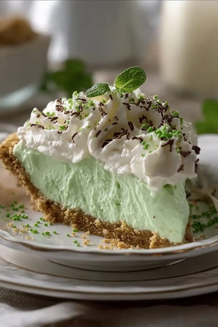 Shamrock Shake Pie
