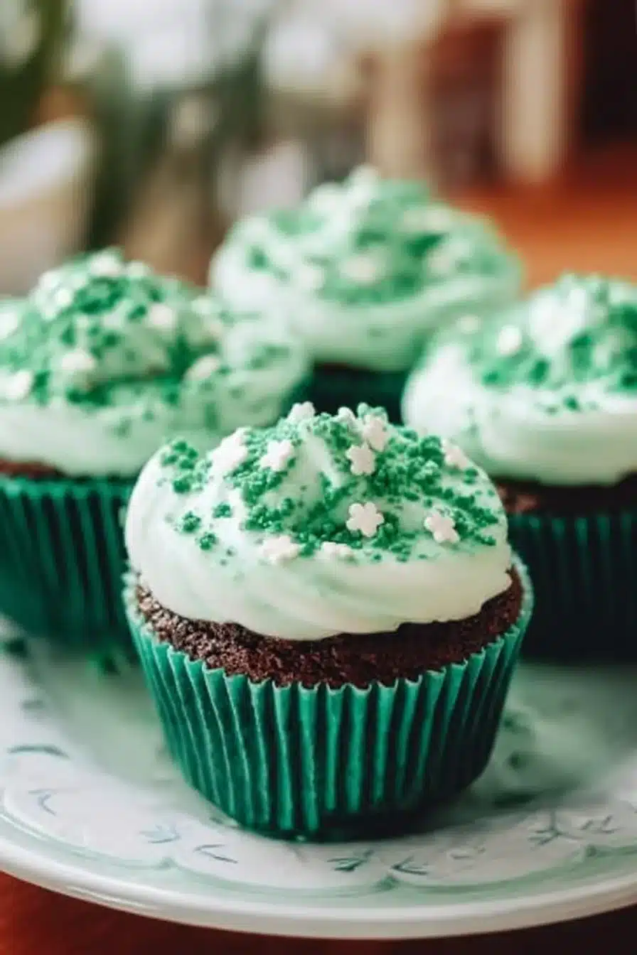 Green Velvet Cupcakes