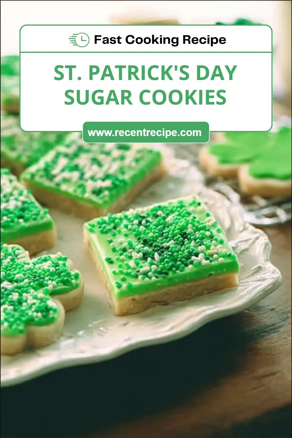 St. Patrick's Day Sugar Cookies