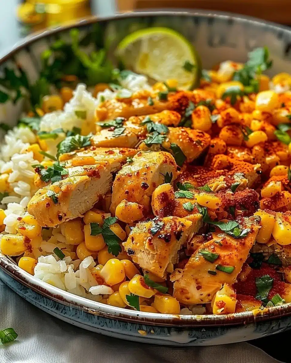 Easy Street Corn Chicken Bowl