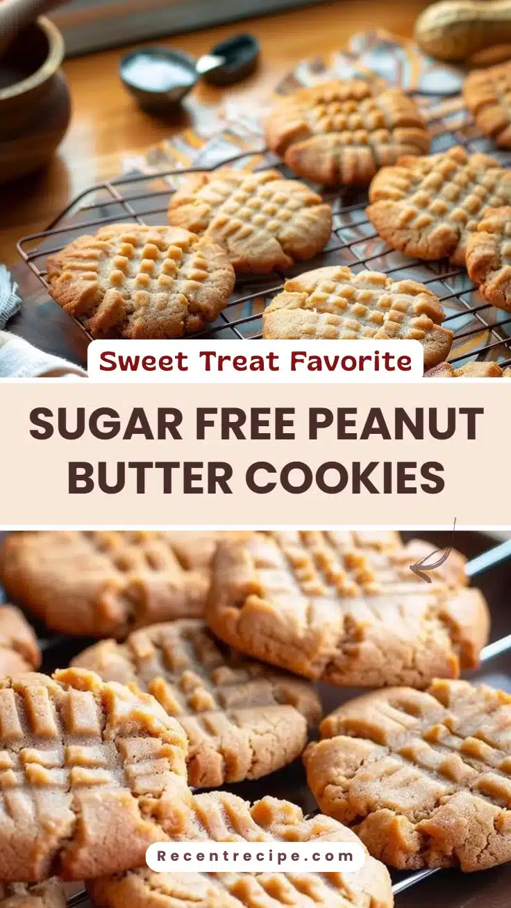 Sugar Free Peanut Butter Cookies