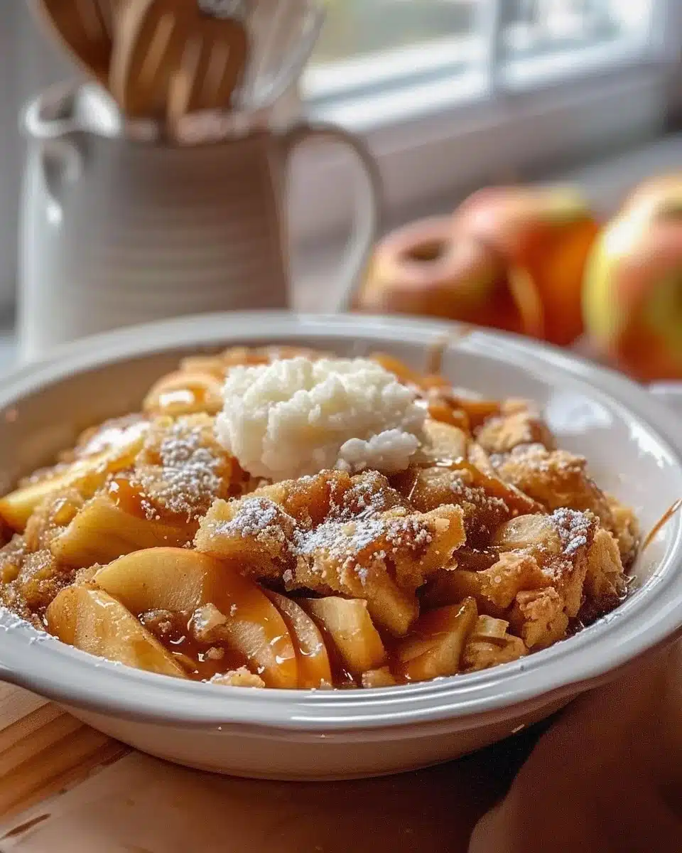 Caramel Apple Dump Cake