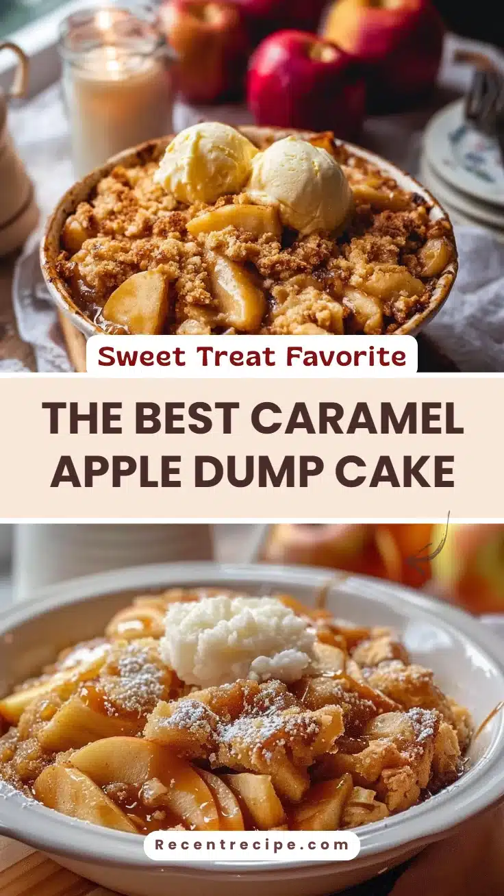 The best Caramel Apple Dump Cake