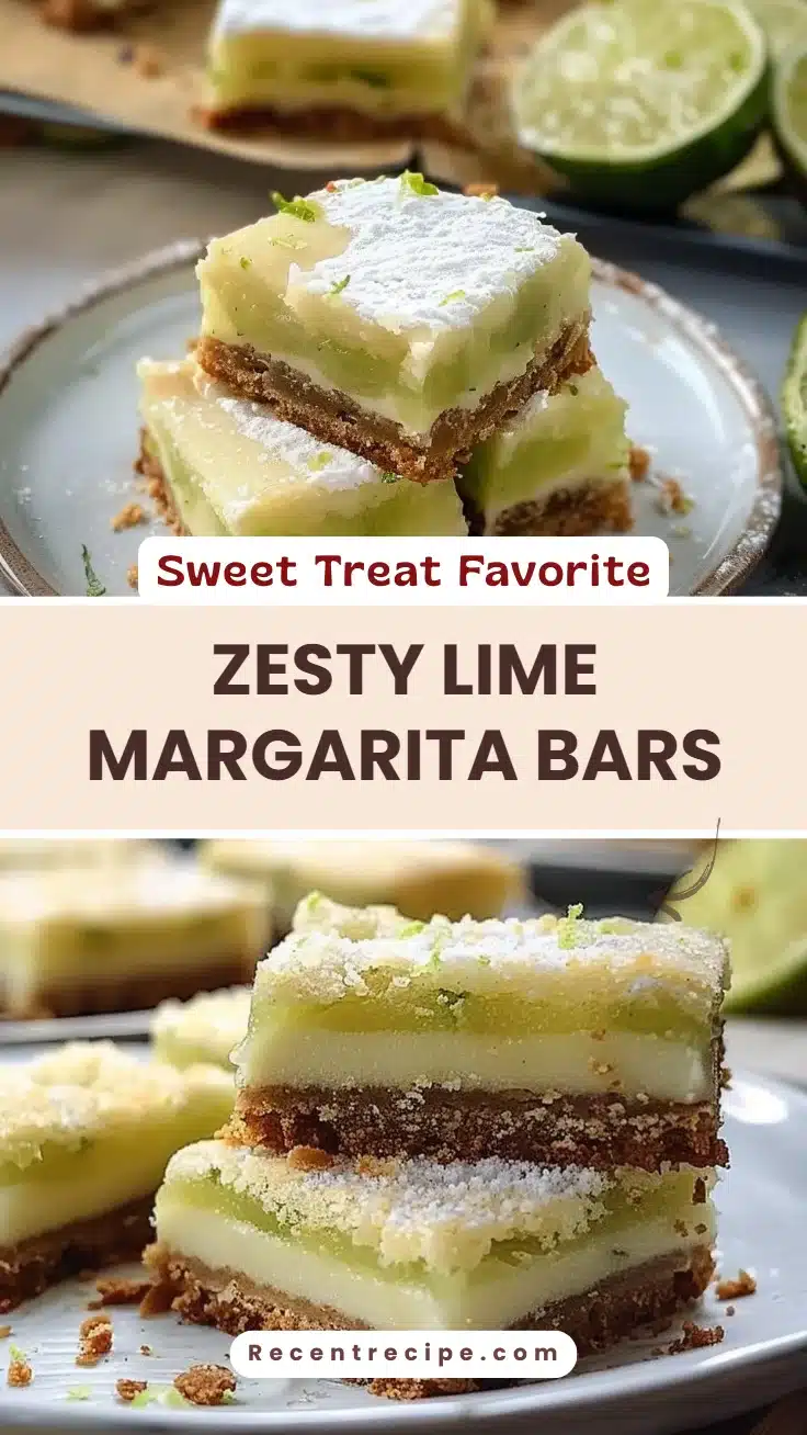 Zesty Lime Margarita Bars
