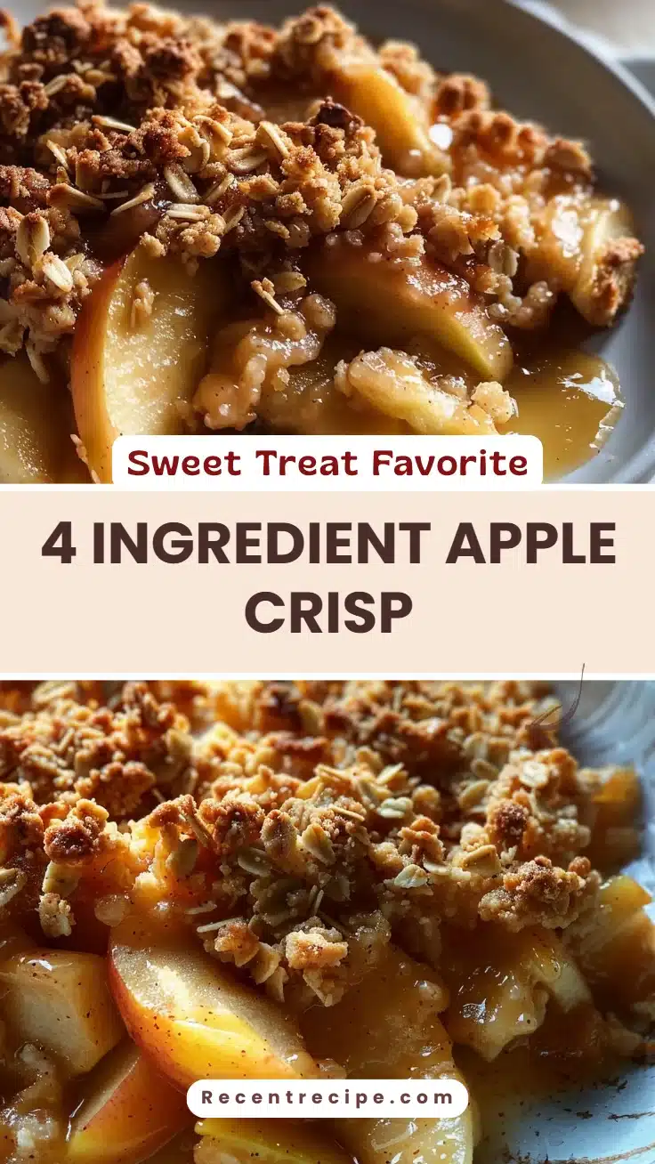 4 Ingredient Apple Crisp