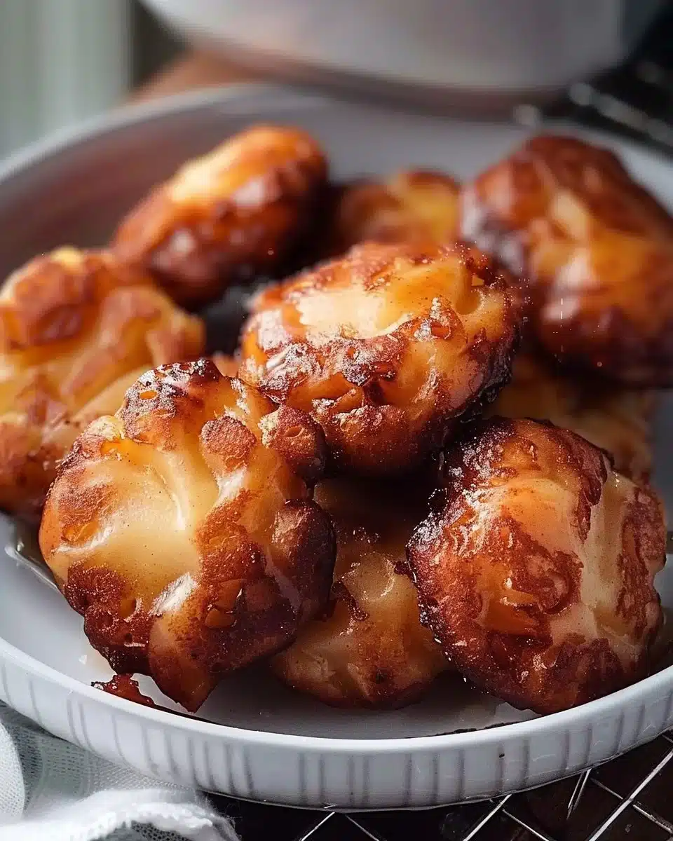 Air Fryer Apple Fritters