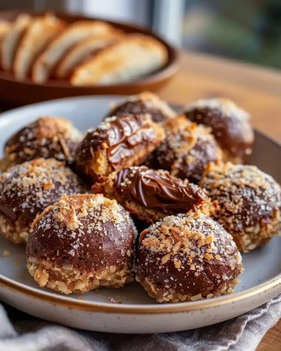 Air Fryer Nutella Bombs