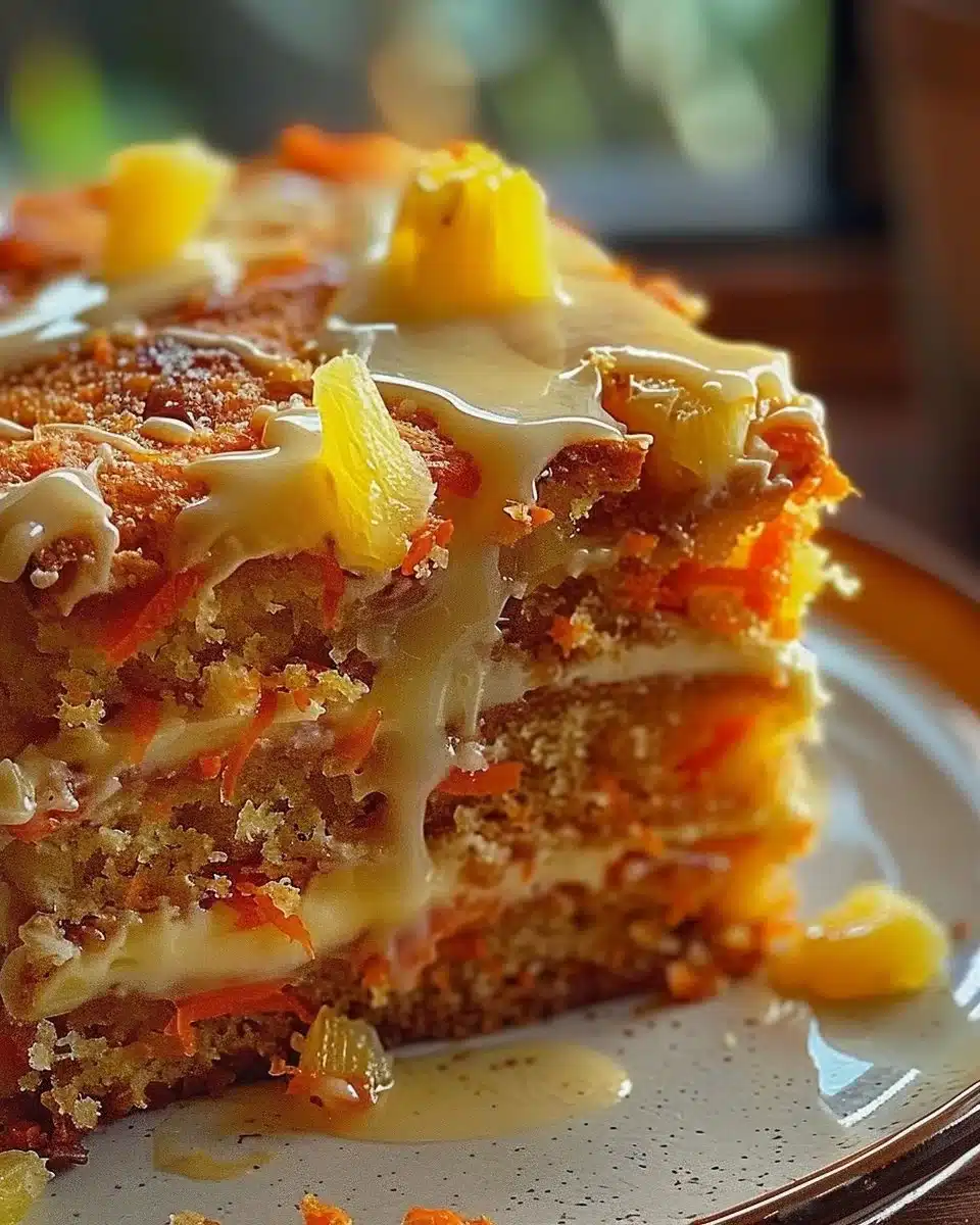 Hawaiian Carrot Pineapple Cake – Dessert