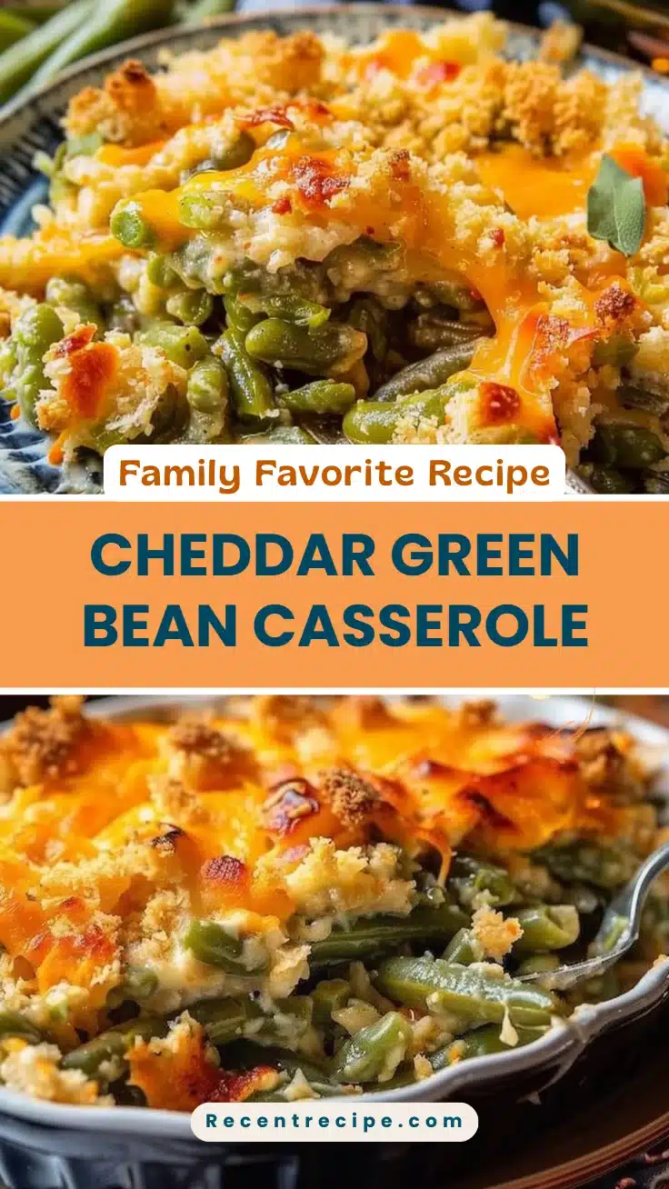 Cheddar Green Bean Casserole