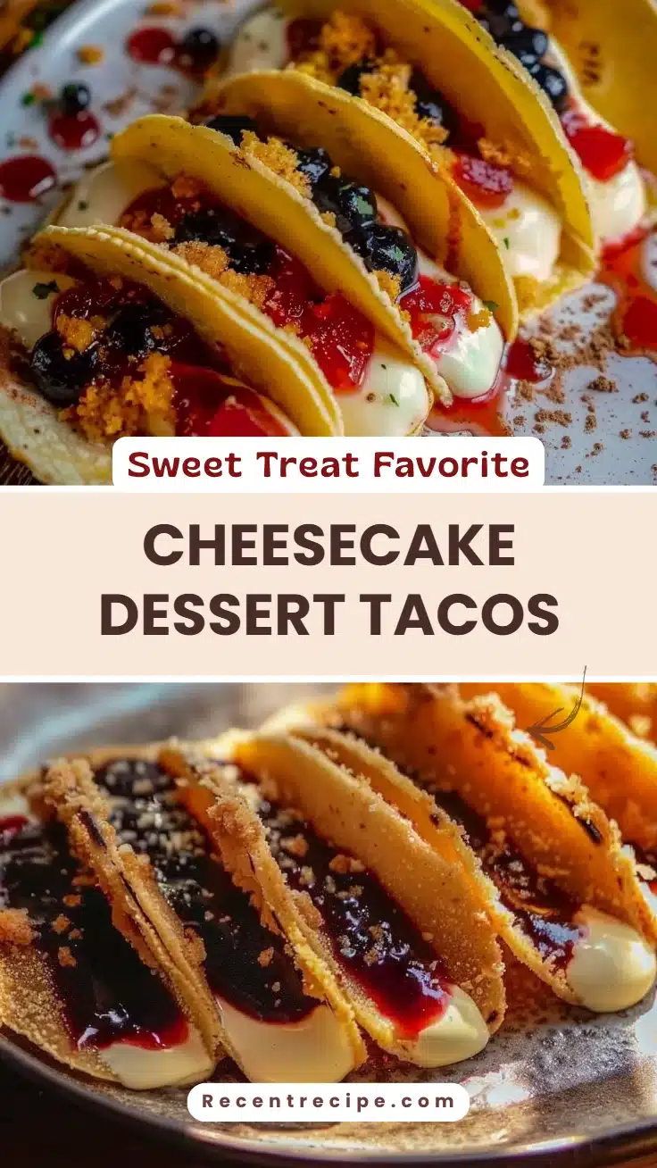 Cheesecake Dessert Tacos