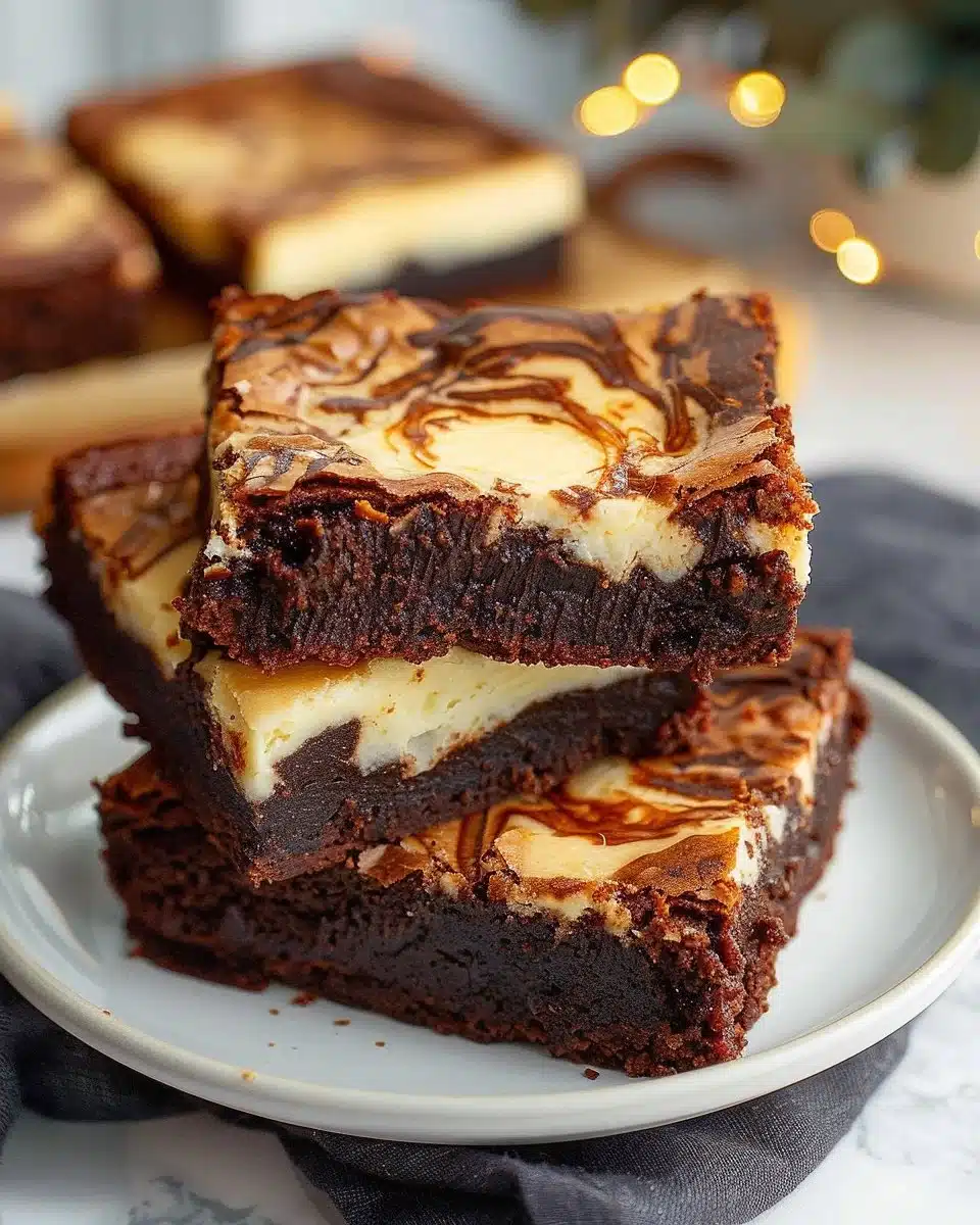 Cheesecake Brownies