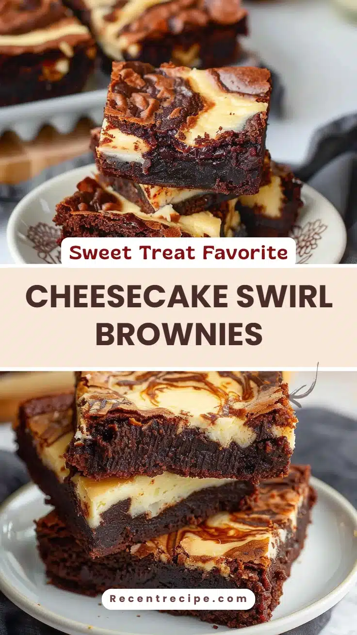 Cheesecake Swirl Brownies