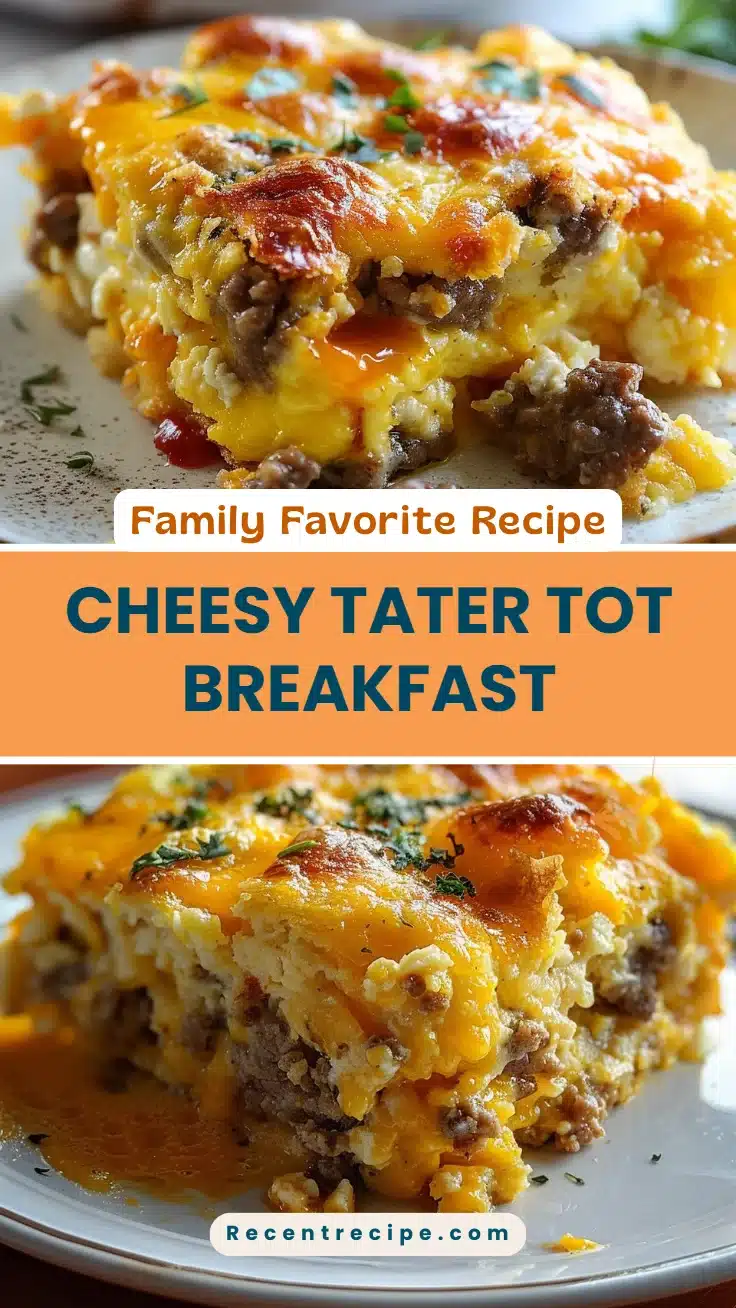 Cheesy Tater Tot Breakfast