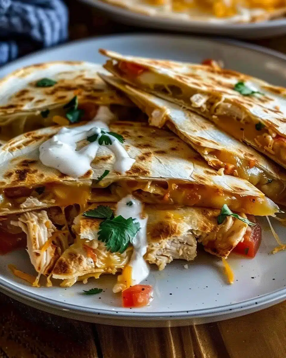 Chicken Quesadillas