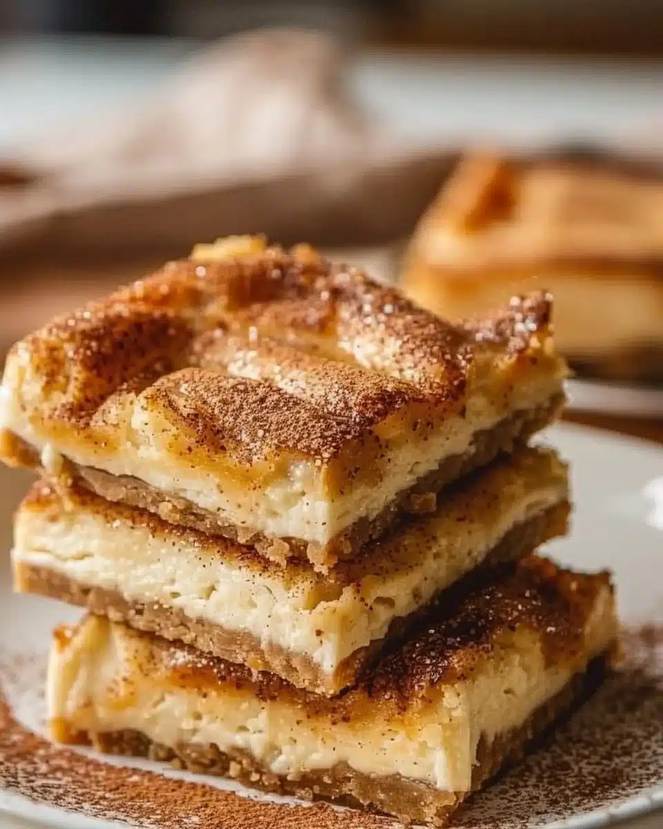 Churro Cheesecake Bars