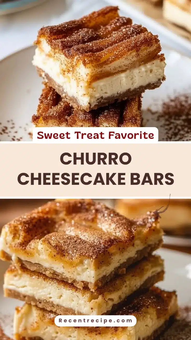 Churro Cheesecake Bars