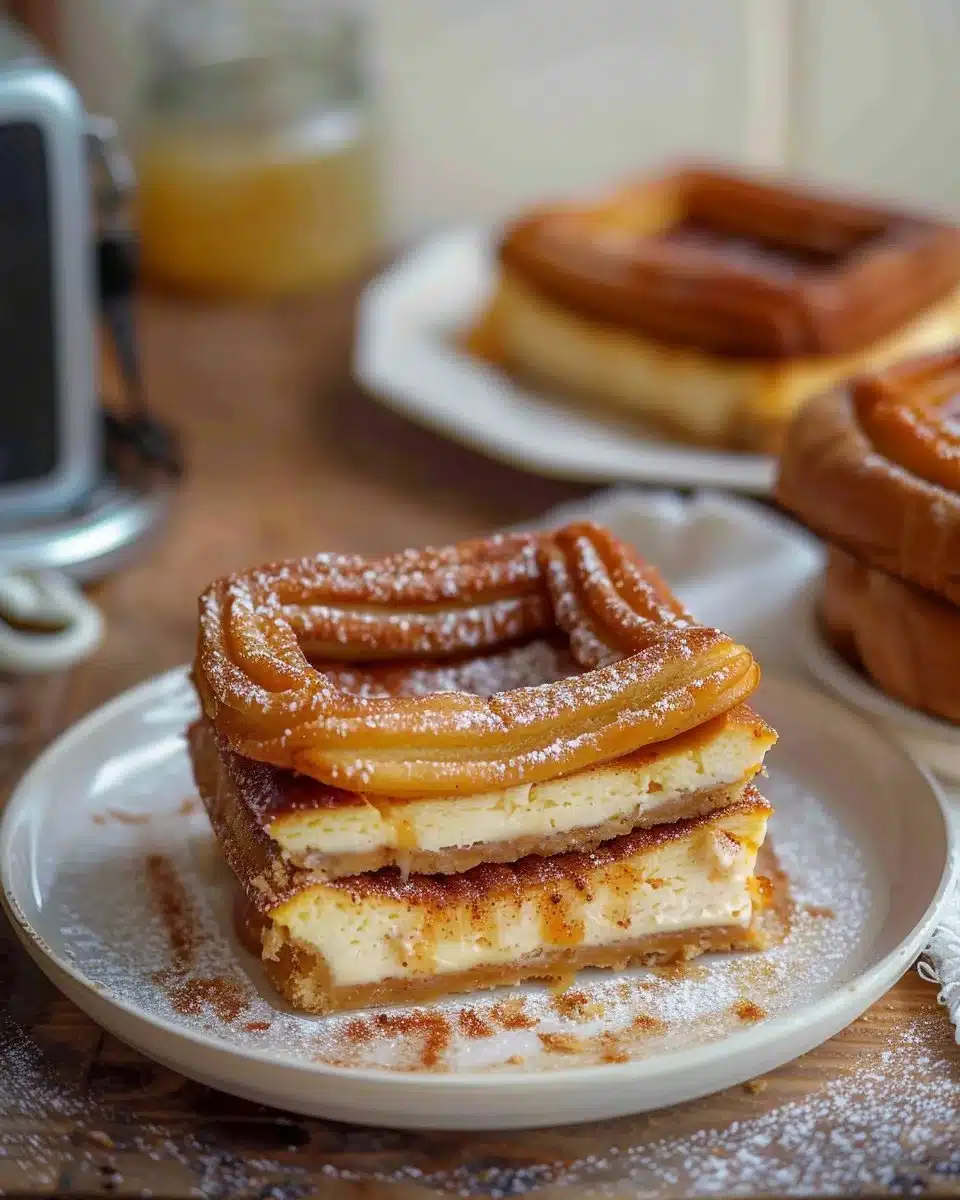 Churro Cheesecake Bars