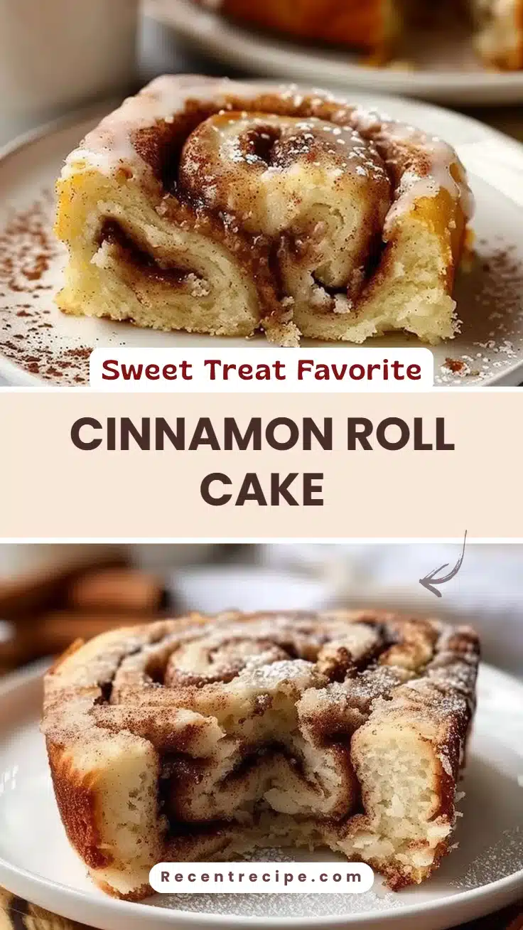 Cinnamon Roll Cake