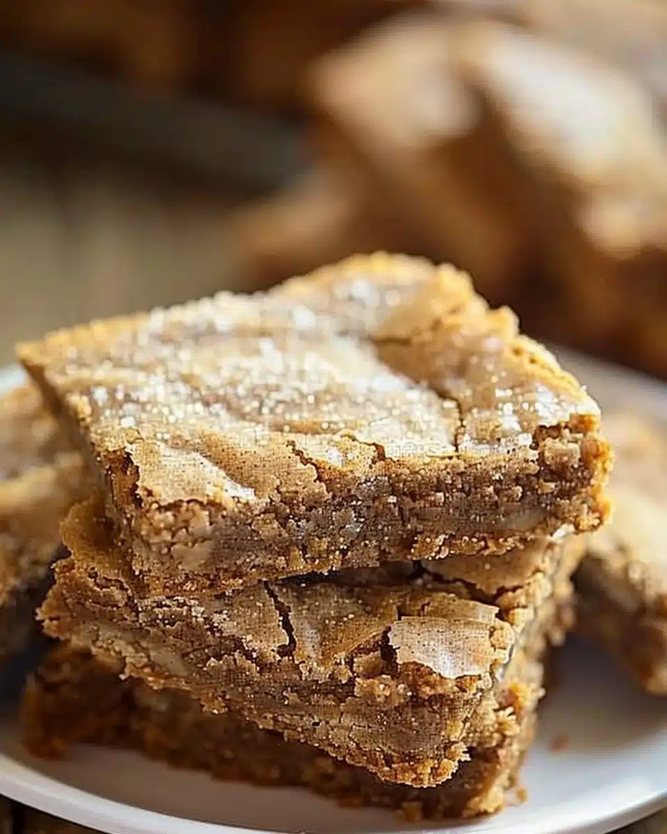 Cinnamon Sugar Blondies