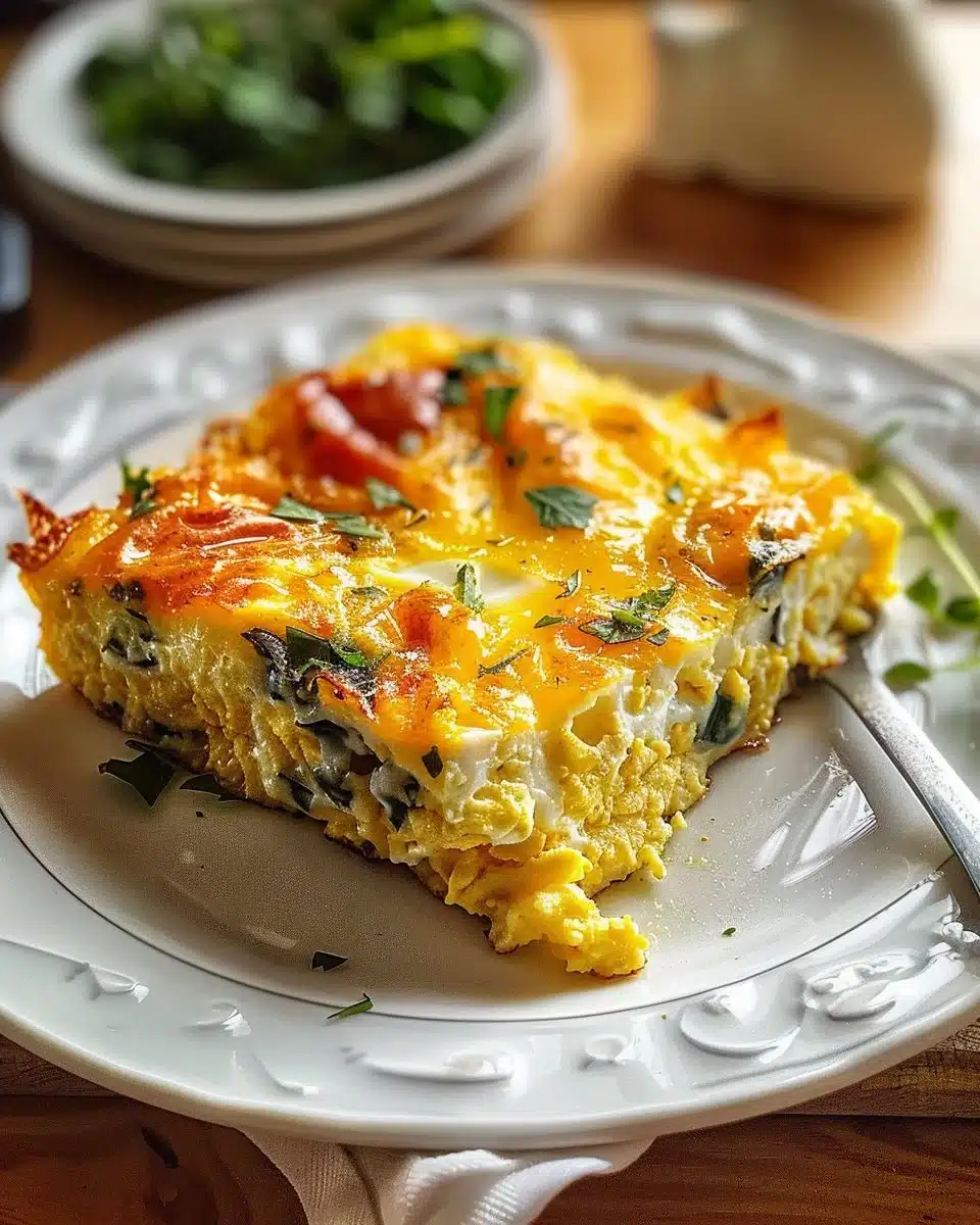 Cottage Cheese Egg Bake